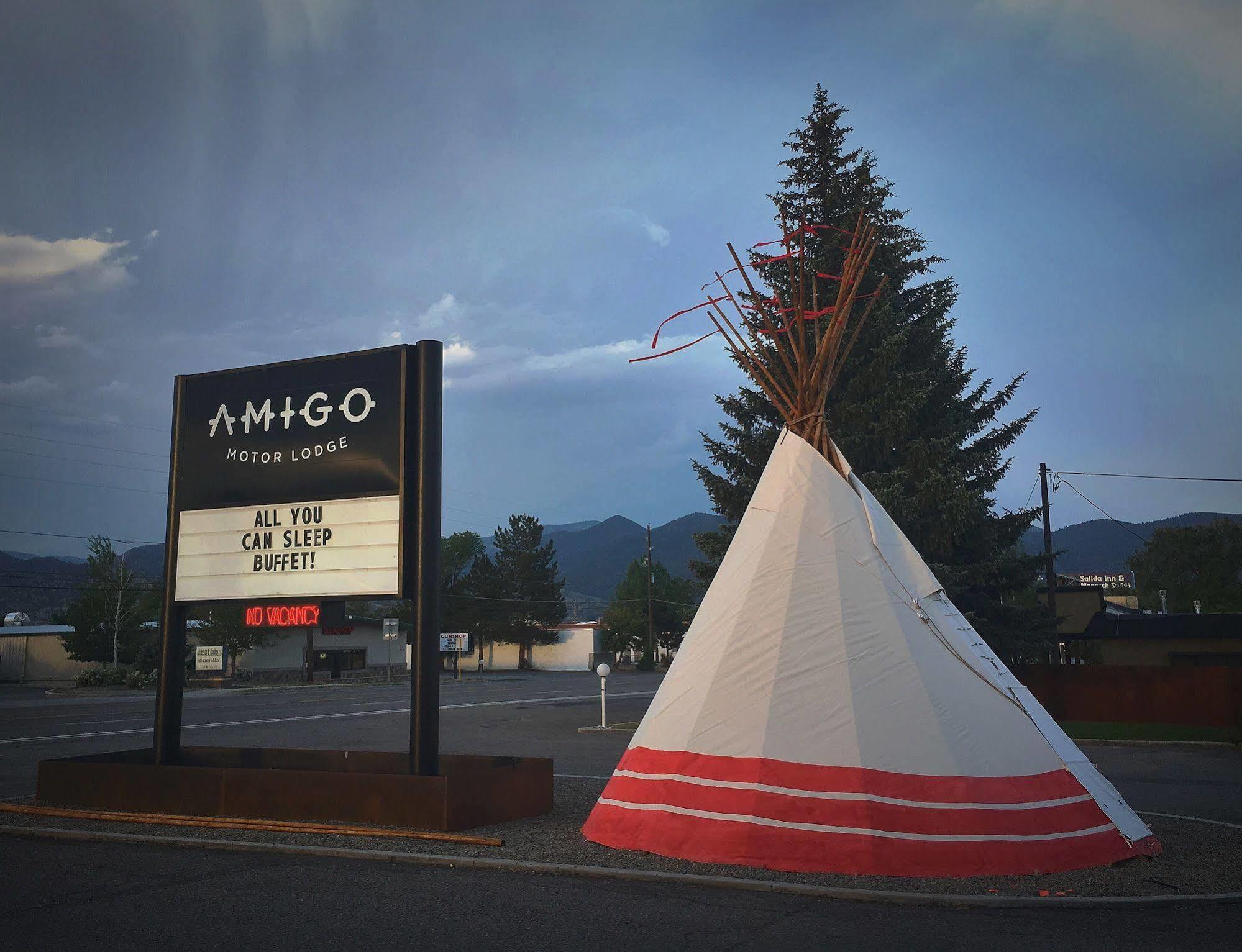 Amigo Motor Lodge Salida Exterior foto